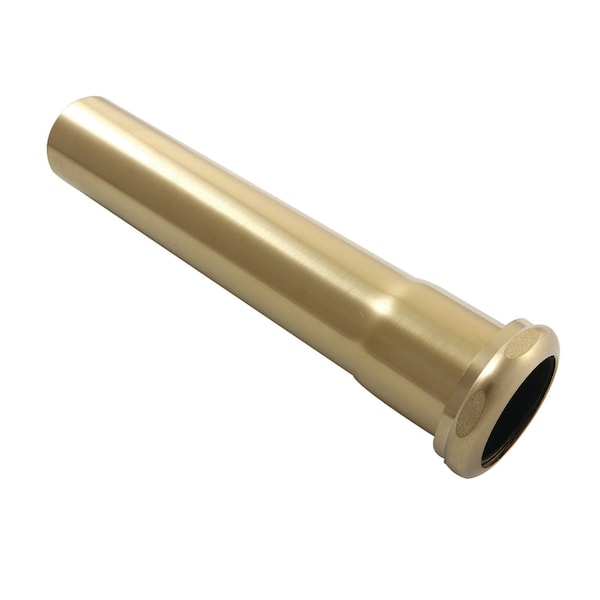 Fauceture EVP2007 1-1/2" x 8" Brass Slip Joint Tailpiece Extension Tube, Brushed Brass EVP2007 - main